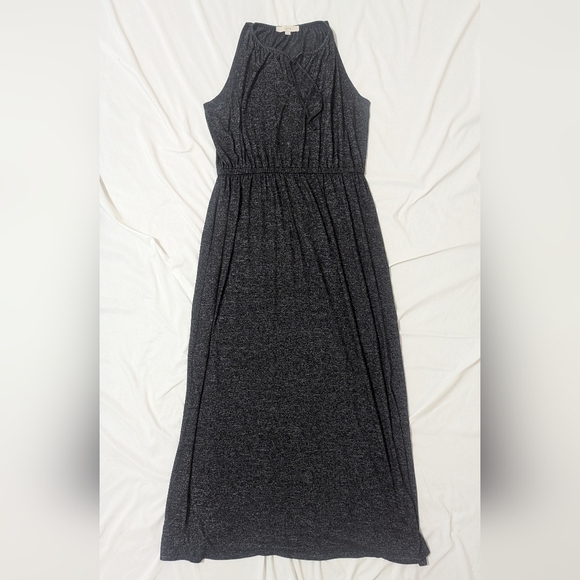 LOFT Sleeveless Jersey Knit Dress, Color Gray Size XLT - Picture 1 of 14